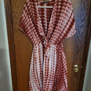 NWOT/ Tye Dye V-neck Dress